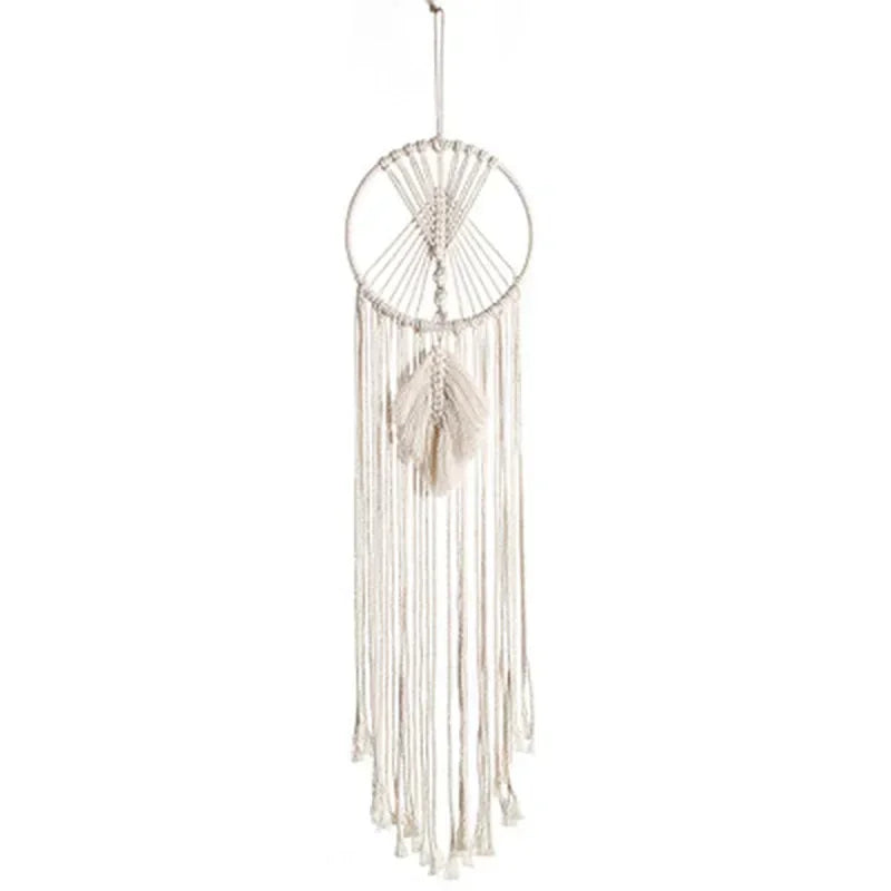 Large Macrame Dream Catcher Wall Tapestry - Bohemian Design, Boho Wall Hanging for Bedroom, Living Room & Dorm Room Decor 